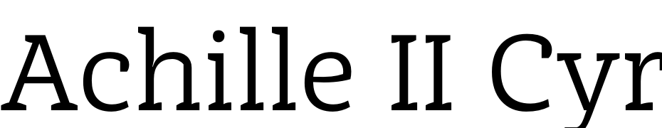 Achille II Cyr FY Regular Font Download Free