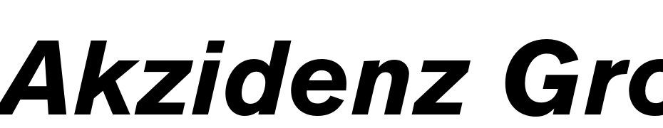 Akzidenz Grotesk Std Bold It Yazı tipi ücretsiz indir