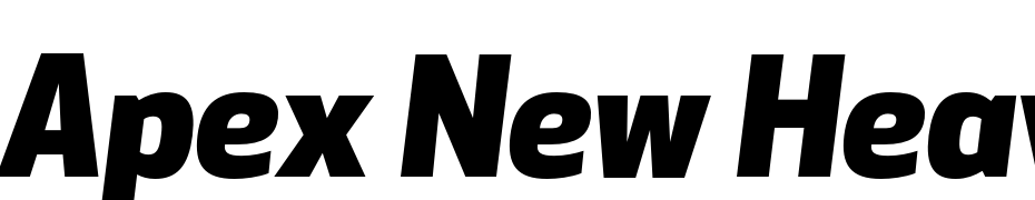 Apex New Heavy Italic Font Download Free