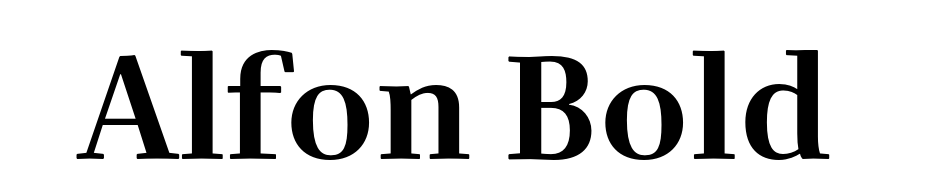 Alfon Bold Font Download Free