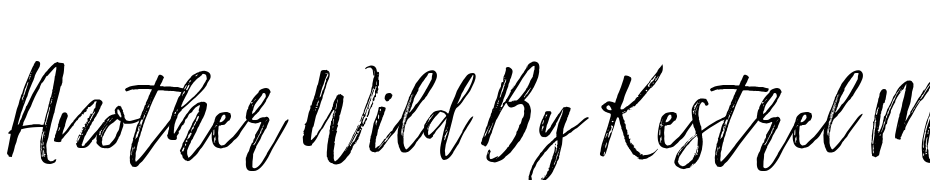 Another Wild By Kestrel Montes Italic Fuente Descargar Gratis