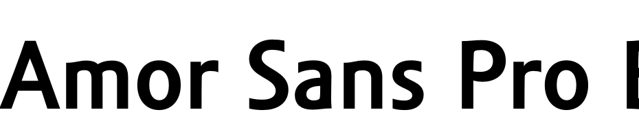 Amor Sans Pro Bold Font Download Free
