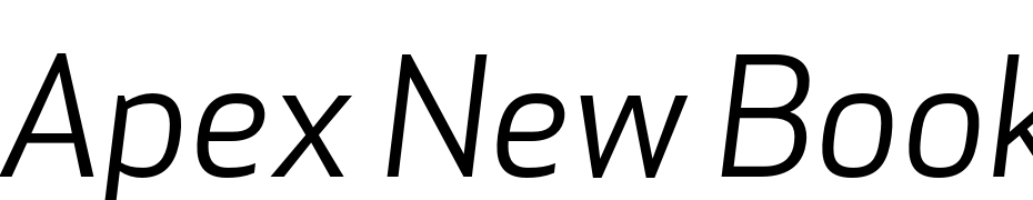 Apex New Book Italic Schrift Herunterladen Kostenlos