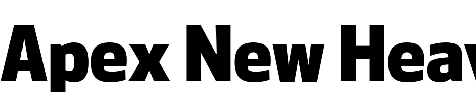 Apex New Heavy Schrift Herunterladen Kostenlos