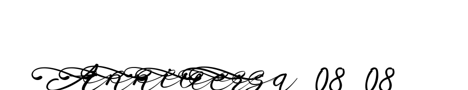 Anniversa 08 08 Font Download Free