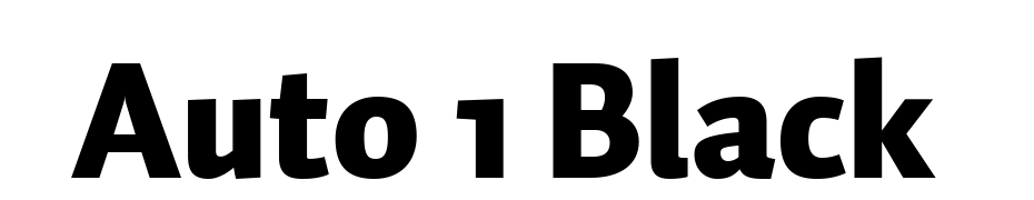 Auto 1 Black Polices Telecharger