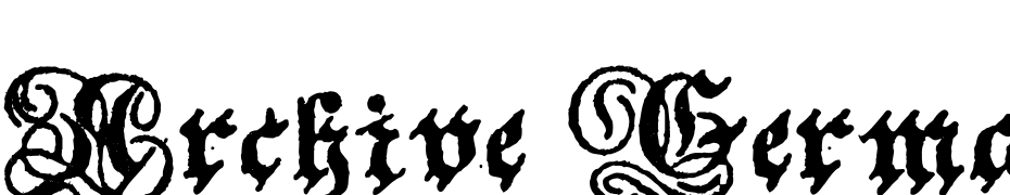 Archive German Text Font Download Free