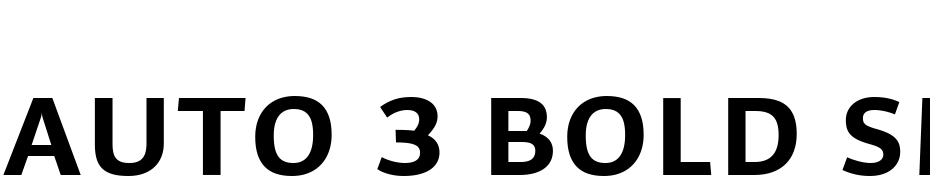 Auto 3 Bold Sm Cp Font Download Free