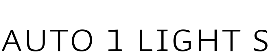 Auto 1 Light Sm Cp Font Download Free