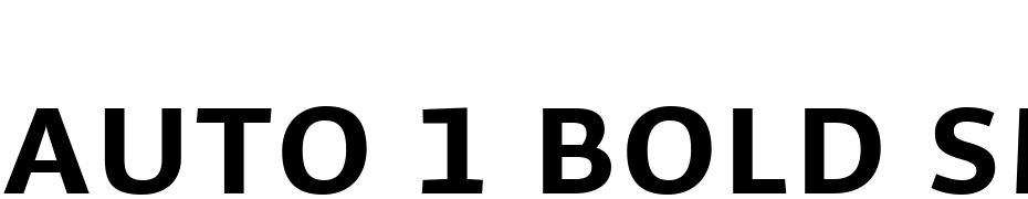 Auto 1 Bold Sm Cp Font Download Free
