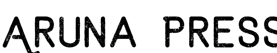 Aruna Press Font Download Free