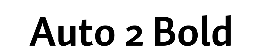 Auto 2 Bold Schrift Herunterladen Kostenlos