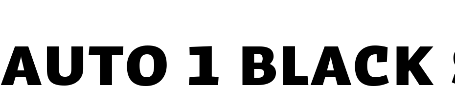 Auto 1 Black Sm Cp Font Download Free