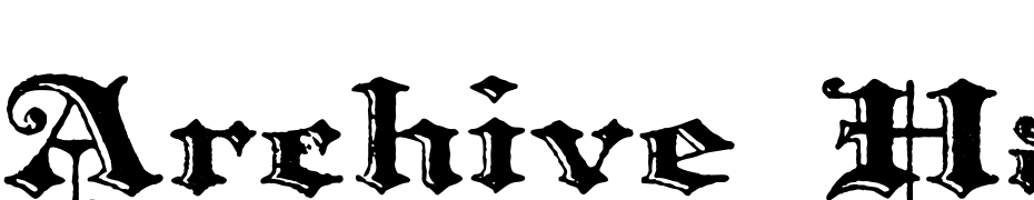 Archive Harlem Title Font Download Free