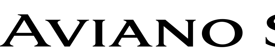 Aviano Serif Bold Yazı tipi ücretsiz indir