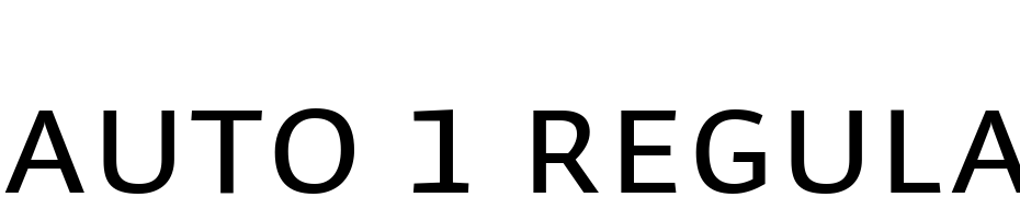 Auto 1 Regular Sm Cp Fuente Descargar Gratis