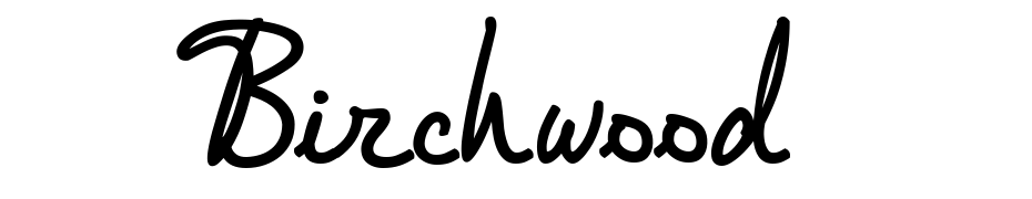 Birchwood cкачати шрифт безкоштовно