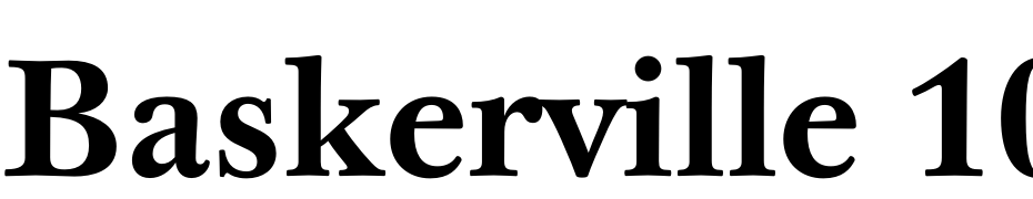 Baskerville 10 Cyr Bold Font Download Free