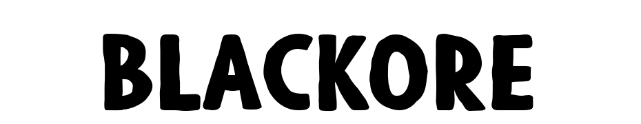 Blackore cкачати шрифт безкоштовно