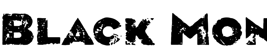 Black Monday Font Download Free