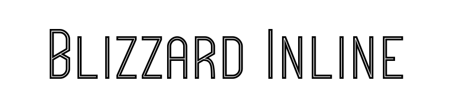 Blizzard Inline Fuente Descargar Gratis