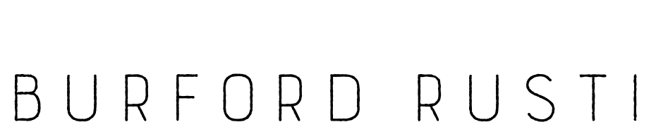 Burford Rustic Line Regular 3 Font Download Free