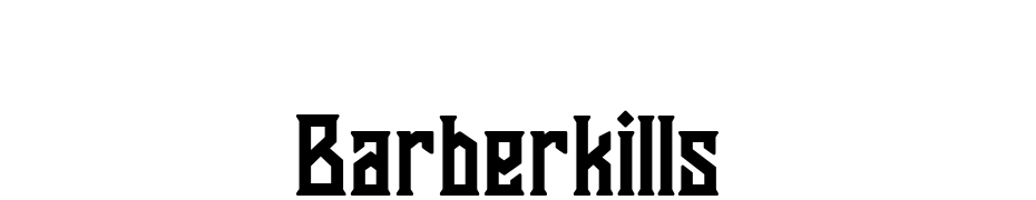 Barberkills Font Download Free