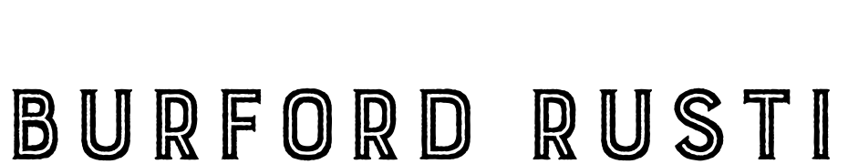 Burford Rustic Inline Regular 2 Schrift Herunterladen Kostenlos