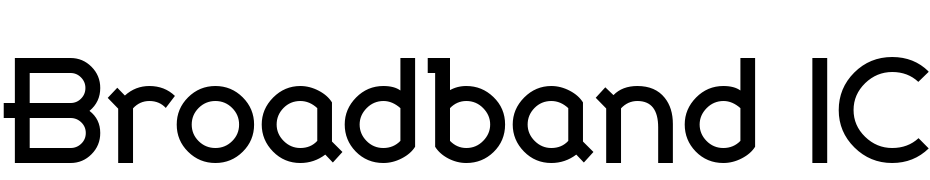 Broadband ICG Font Download Free