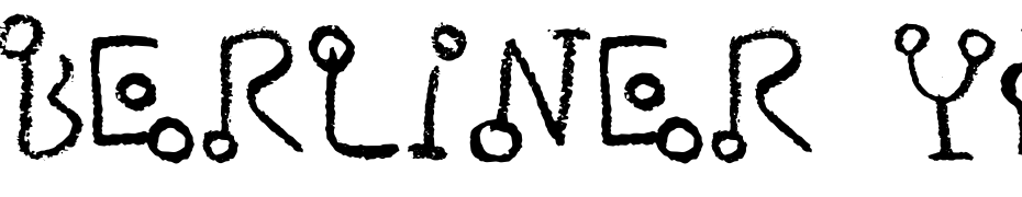 Berliner YD Font Download Free