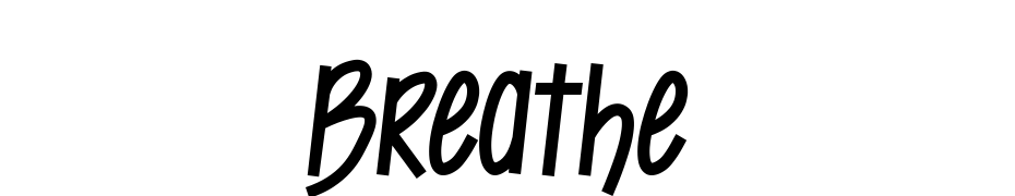 Breathe Schrift Herunterladen Kostenlos