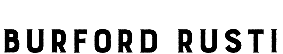 Burford Rustic Book Regular 2 Font Download Free
