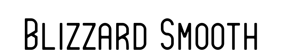 Blizzard Smooth Polices Telecharger