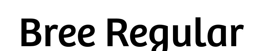 Bree Regular Font Download Free