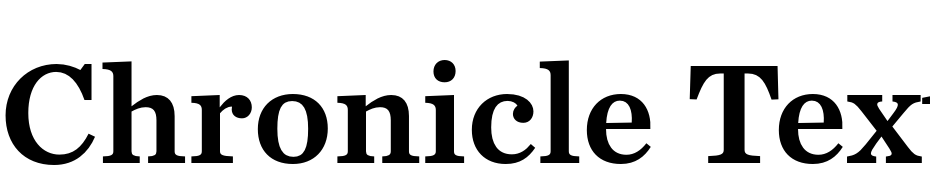 Chronicle Text G4 Semibold Polices Telecharger