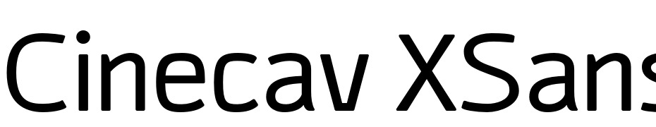 Cinecav XSans Regular Schrift Herunterladen Kostenlos