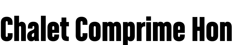 Chalet Comprime Hong Kong Sixty Font Download Free