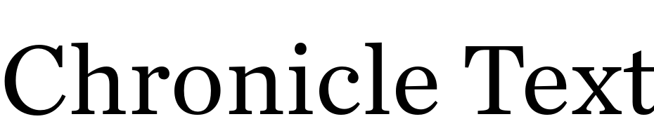 Chronicle Text G1 Roman Font Download Free