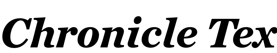 Chronicle Text G2 Bold Italic Polices Telecharger