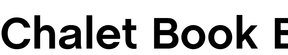 Chalet Book Bold Font Download Free