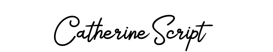 Catherine Script Font Download Free