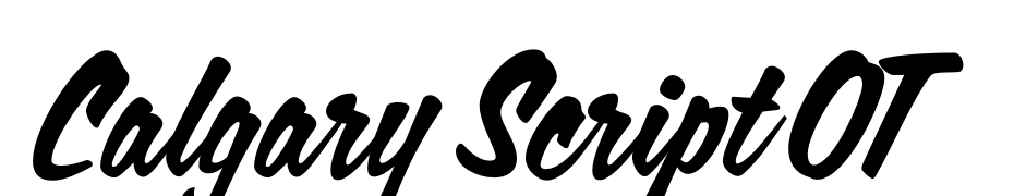 Calgary Script OT Font Download Free