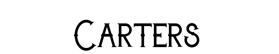 Carters Font Download Free