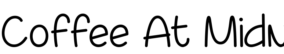 Coffee At Midnight Font Download Free