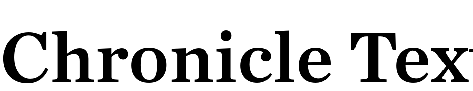 Chronicle Text G1 Semibold Font Download Free