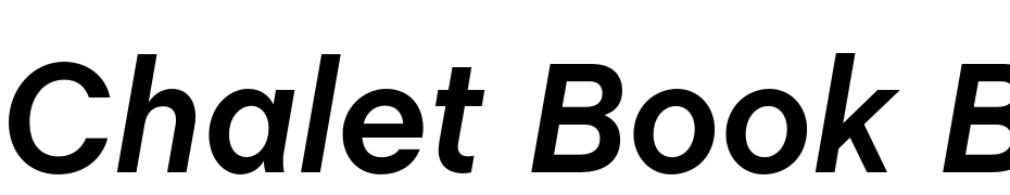Chalet Book Bold Italic Font Download Free