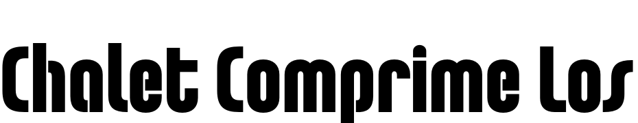 Chalet Comprime Los Angeles Font Download Free