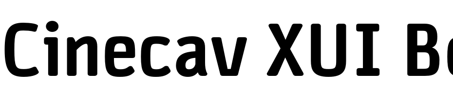 Cinecav XUI Bold cкачати шрифт безкоштовно