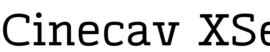 Cinecav XSerif Regular Scarica Caratteri Gratis