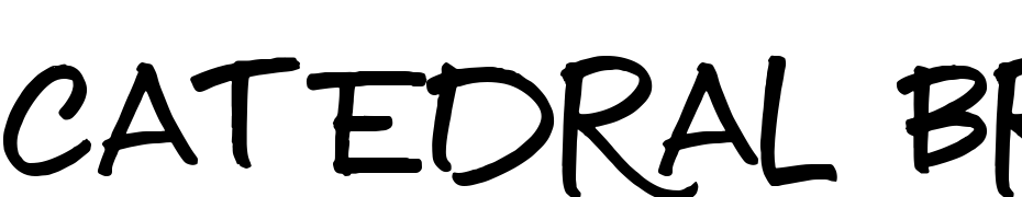 Catedral Brush Font Download Free